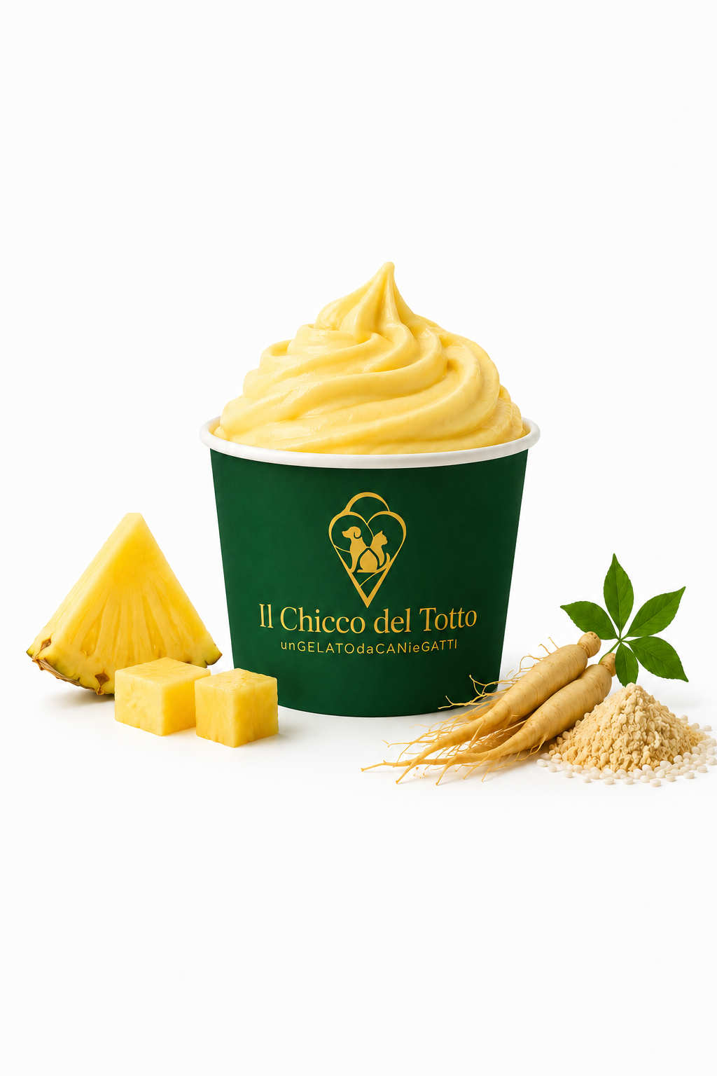 Gelato per Cani e Gatti - Ananas & Ginseng
