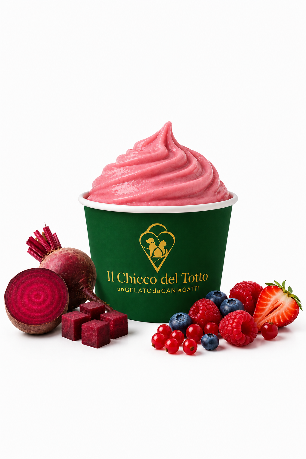 Gelato per Cani e Gatti – Frutti Rossi & Barbabietola