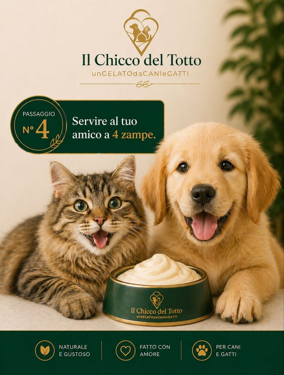 Gelato per Cani e Gatti - Yogurt & Carota Viola